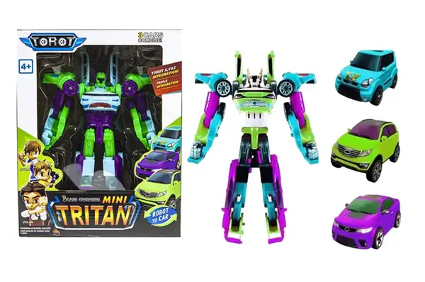 Робот XG313 перетворюється у 3 машинки, у короб. 22*10,5*28см купити