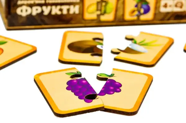 Головоломка дерев'яна Puz-36359 "Фрукти" PuzzleOk купити недорого в Україні, фото 3