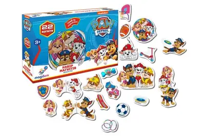 Набір магнітів Щенячий патруль: Весела гра ML4034-02 купити