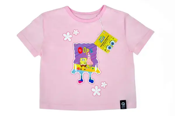 Футболка бавовняна QB-SB-001-15-98-104 SpongeBob Kids 98-104 qbee купити недорого в Україні, фото 4