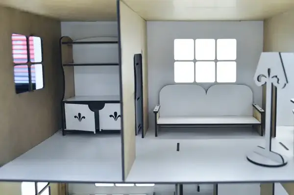Ляльковий будиночок 9357 «TREE HOUSE» Білий 49*21*50 см купити недорого в Україні, фото 5