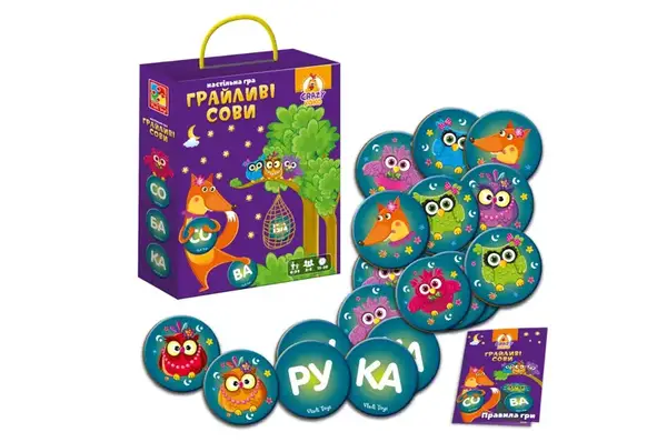 Настільна гра "Crazy Koko. Грайливі сови" VT8033-08 VladiToys купити