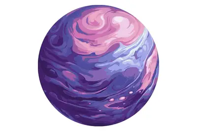 Набір для розпису по номерах 26x26 см GA1063 "Планета Щастя" з підсвічуванням Ideyka купити