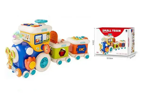 Потяг RT7212 музичний, на батарейках, в коробці р.32x15x23 см YG Toys купити