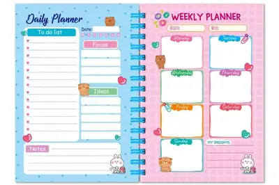 Блокнот для дівчаток LS-01 "Only Girls Planner" В6 Апельсин купити