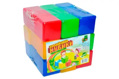 Кубики кольорові "27шт" 09064 Mtoys купити