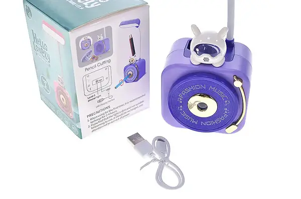 Лампа-нічник LED, 3 рівні світла, з чинкою та USB-кабелем 21738 купити недорого в Україні, фото 2