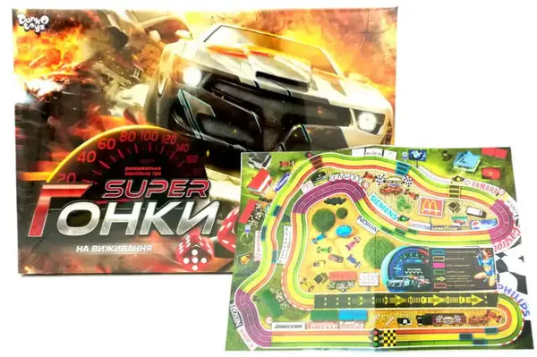 Настільна гра DTG24-U "Гонки на виживання" DANKO купити
