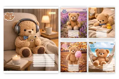 Зошит 18 Клітинка 768972 "Bear stories" 1Вересня купити