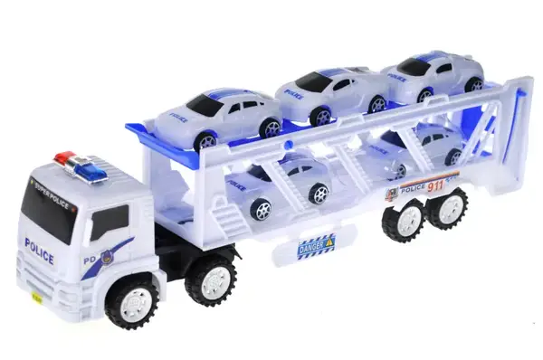Автовоз з машинками інерційний 8838B в ковпаку р.33,4x9,3x11,8 см YG Toys купити недорого в Україні, фото 2