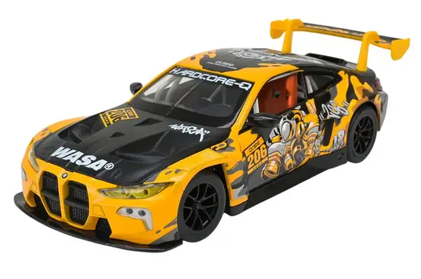 Машина металева АВТОПРОМ 68296A(Y)1:24 BMW M4 GT3, батар,світло, звук, відкр.двері, кор. 26.5x13.5x1см купити недорого в Україні, фото 5