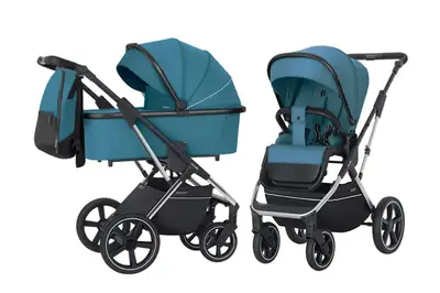 Коляска універсальна CRL-6505 "Aurora" Ocean Blue 2в1 CARRELLO купити