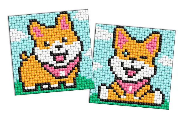 Набір з алмазною мозаїкою на магнітній основі для дітей "Грайливі песики" AMG1060 9x9см IDEYKA купити