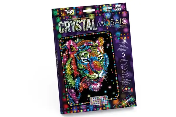 Набір для творчості CRM-01-01,02,03,04...10 "CRYSTAL MOSAIC" DANKO купити недорого в Україні, фото 5