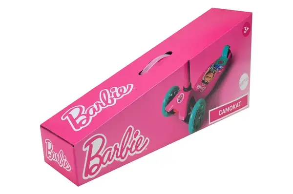 Самокат дитячий 4-х колісний BH2616 Barbie MAXI, колеса PU світяться купити недорого в Україні, фото 3