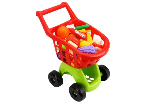 Візок 8713 для супермаркету з набором продуктів ТЕХНОК купити недорого в Україні, фото 2