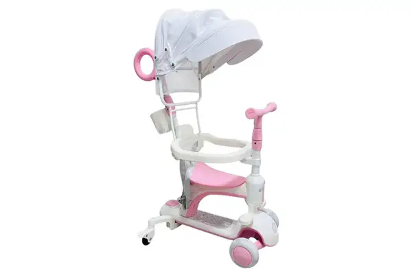 Самокат Smart Baby 669 Pink трансформер з дашком Maraton купити