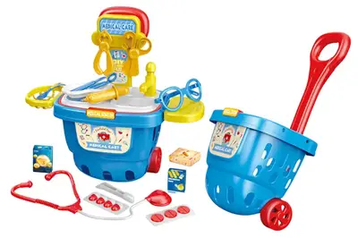 Лікарський набір 9237 у візку р.31,5x17,5x19,5 см YG Toys купити