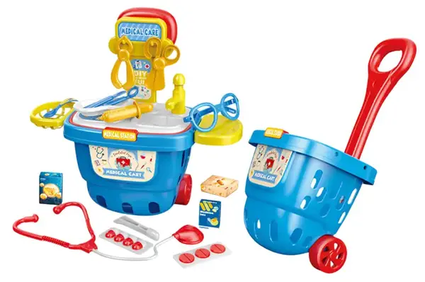 Лікарський набір 9237 у візку р.31,5x17,5x19,5 см YG Toys купити недорого в Україні, фото 2