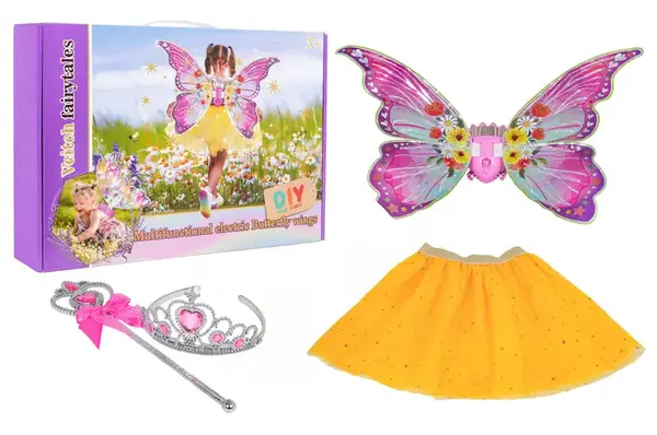 Крила D2403-1B на батарейках, в коробці р.36x25x9 см YG Toys купити