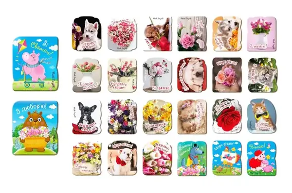 Магніт "8 березня" VT5104-12 VladiToys купити