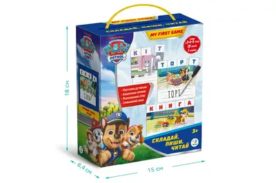 Навчальна гра 200622 "Щенячий патруль. Складай, пиши, читай" DoDo купити