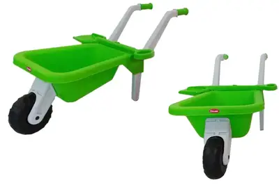 Тачка 01530/2 зелена, з лопаткою DOLONI купити