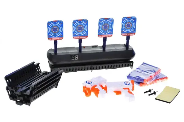 Тир на батарейках в коробці 0566 р.36*21*30,5см купити недорого в Україні, фото 5