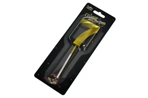 Свічка-цифра "7" 03790 золота 3D ТМ "Твоя забава" (4,5 см) купити