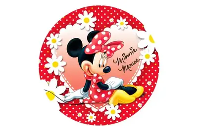 Паперові тарілки 'Мінні Маус' 10шт. (18 см.) купити