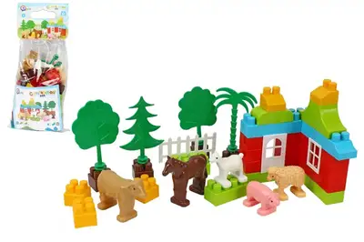 Конструктор блочний 0341 “Ферма” в кульку ТЕХНОК купити