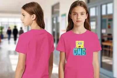 Футболка бавовняна QB-SB-001-16-134-140 SpongeBob Junior 134-140 qbee купити