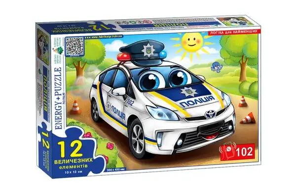 Пазл 12 елем. "Поліція" КФІ купити