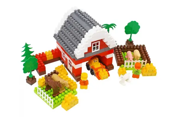 Конструктор блочний 0327 “Ферма” 160 дет. в коробці ТЕХНОК купити недорого в Україні, фото 6