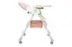 Стільчик для годування Kidoro One (ST-6540) Pink, з екошкіри на колесах, у коробці р.52x25x43 см купити