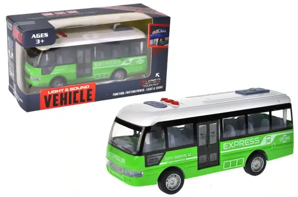 Автобус інерційний YM-9907B озвучений, зі світлом, в коробці р.23x9x12 см YG Toys купити