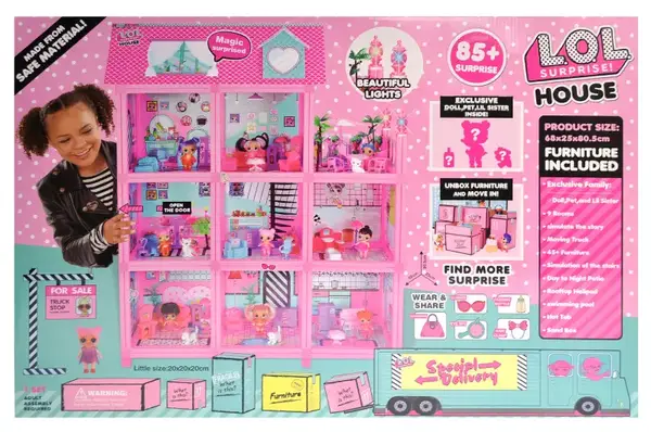 Будиночок для ляльки героя в коробці 8366 р.74*49*13,5см купити