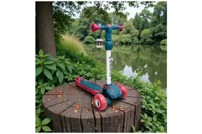 Самокат-толокар Flex red-green 2в1, триколісний Maraton купити