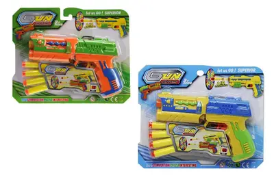 Бластер на поролонових патронах на блістері 555-2 купити