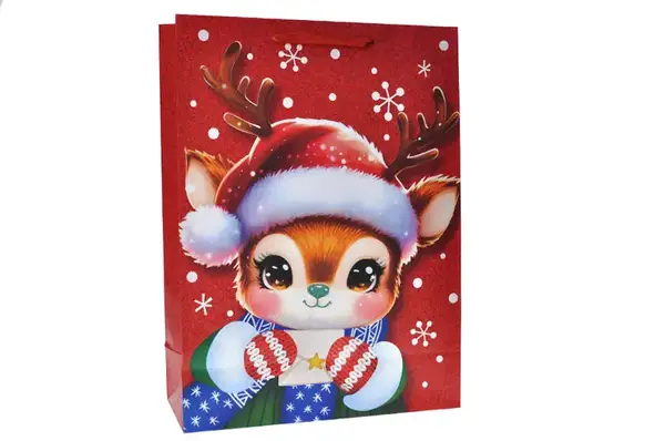 Пакет паперовий GIANT XMAS 762336ML 40.6x16.5x55 см асорті MALEVARO купити недорого в Україні, фото 4