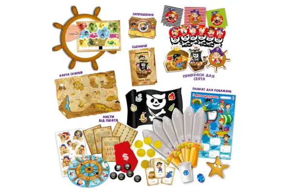 Набір для свята "Піратська вечірка" VT6010-03 VladiToys купити