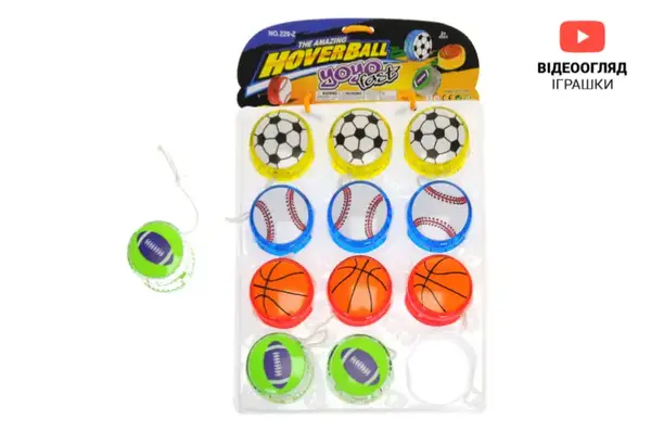 Йо-Йо зі світлом на блістері 12шт 229-Z купити