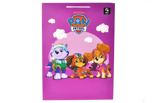 Пакет паперовий L QB004-204 "Щенячий Патруль: Команда дівчат" р.31x42x12 см qbee купити недорого в Україні, фото 2