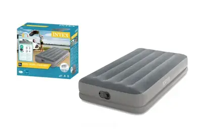 Матрац велюровий 64112, з вбудованим насосом (220-240В) в коробці р.99*191*30 см купити