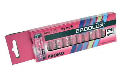 Батарейка ERGOLUX lr03 12шт. купити