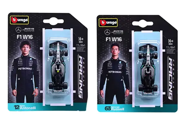 Машина 18-58002 "Mercedes-AMG" F1 W16 1:64 Bburago купити