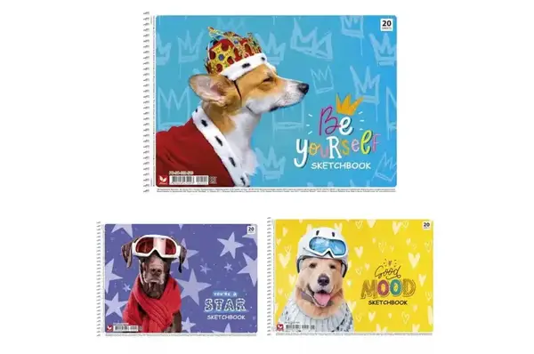 Альбом д/малювання Школярик Спіраль 20 аркушів 120г/м2 купити недорого в Україні, фото 4