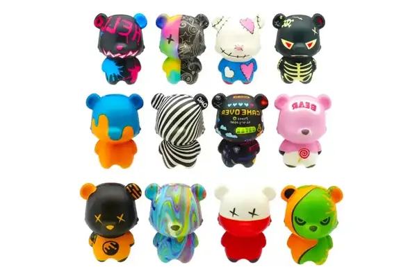 Іграшка-сквіш SQ027 TIKI WIKI – ТІКІ ХАЙПОВІ ВЕДМЕДИКИ (у диспл.) купити недорого в Україні, фото 3