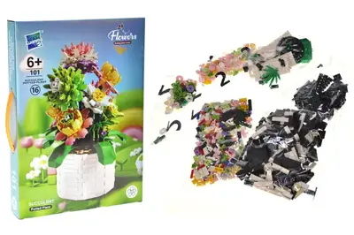 Конструктор 101 "Квіти" 1204 деталей, коробка р.29x6x41см купити