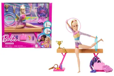 Ігровий набір Тренування з гімнастики HRG52 серії I can be Barbie Ігровий набір Тренування з гімнастики HRG52 серії I can be Barbie купити